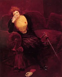 Une escrimeuse